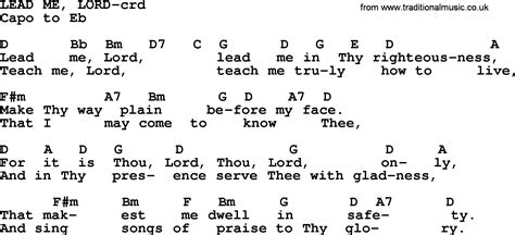 Lyrics lead me lord. Things To Know About Lyrics lead me lord. 